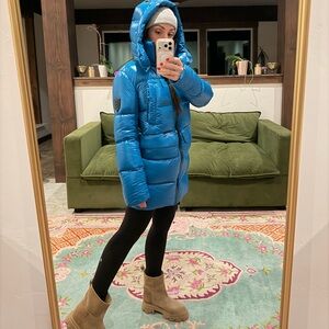 RUDSAK Vibrant Blue Hooded Puffer Jacket